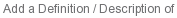 Add information about